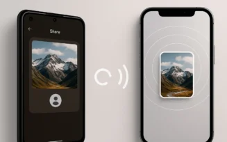 compartilhar Android iPhone