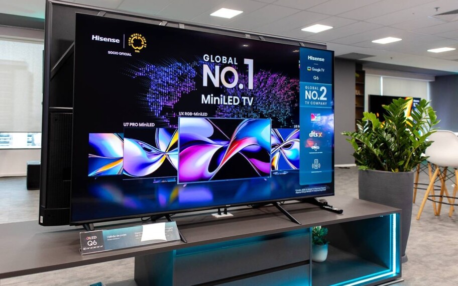 Hisense planeja expansão no Brasil, com mais produtos e novo escritório em São Paulo