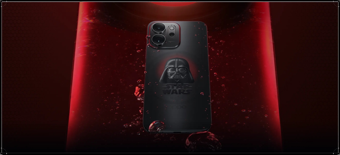 OPPO revela edição Star Wars do celular Reno14 F na CCXP25