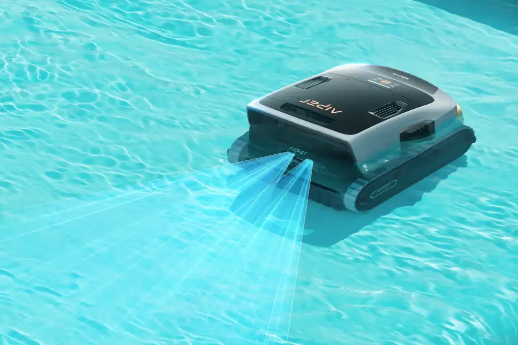 Aiper mostra robô para limpeza de piscina com IA na CES 2026