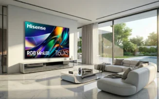 Hisense mostra primeiro display MicroLED RGBY da indústria na CES 2026