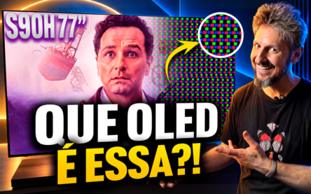 Samsung S90H 77”: que OLED ABSURDA! Unboxing e primeiras impressões
